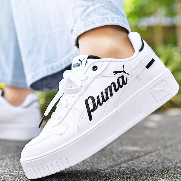 PUMA（プーマ） レディース 厚底 ヒール高3.0cm スニーカー キャリーナ