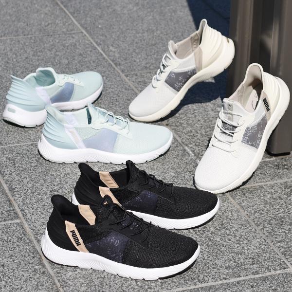 PUMA グレー×ホワイト スニーカー23.5 PUMA（プーマ） ラスト1足 24.5cm ヒョウ柄 レディース スニーカー