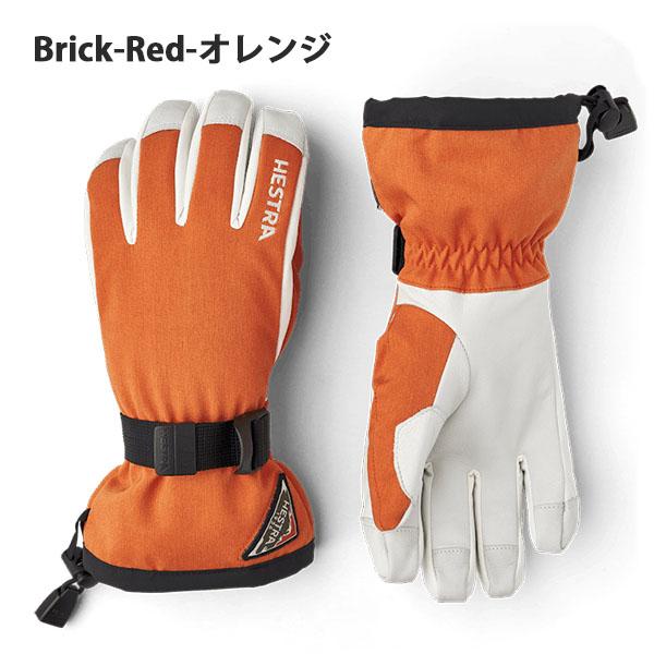 HESTRA（ヘストラ） レザーグローブ Powder Gauntlet メンズ 五指 本革