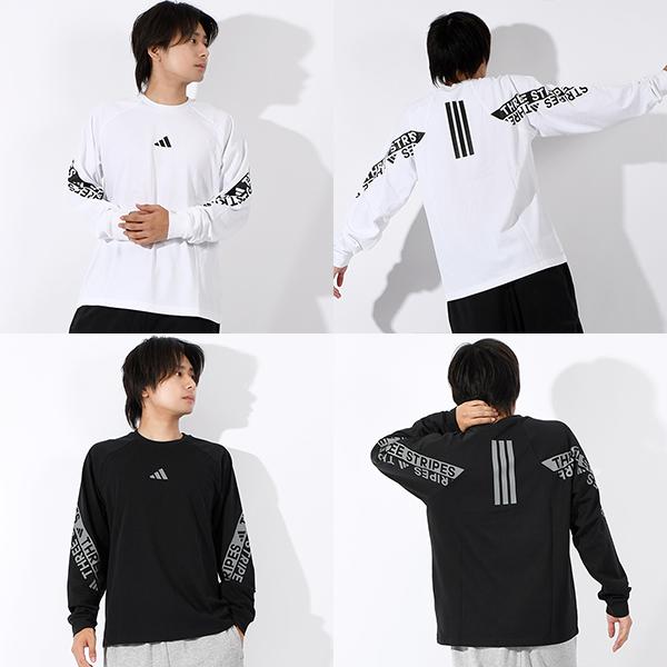 adidas（アディダス） メンズ レディース 長袖 Tシャツ adidas M WORD