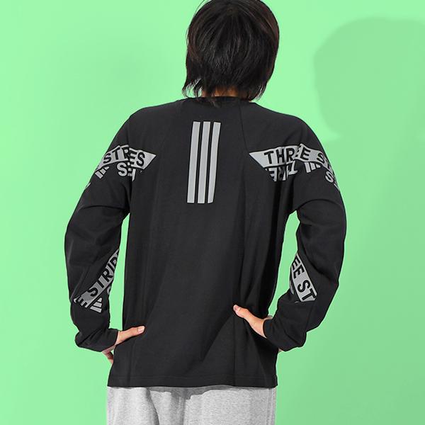 adidas アディダス メンズ レディース 長袖 Tシャツ M WORD LS ロンT