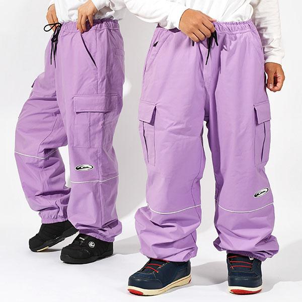 新品未使用 スキーパンツ パープル S 男女兼用 日常使用可 Quiksilver（クイックシルバー） 45%off スノーボードウェア メンズ