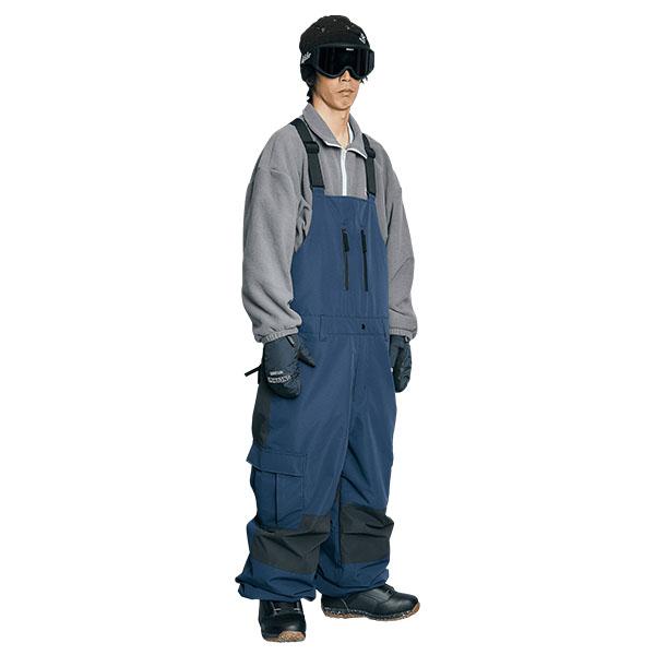 ROME SDS スノーボードウェア ローム メンズ BAGGY CARGO BIB PANTS