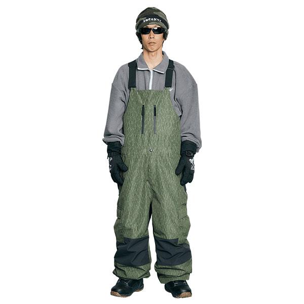 ROME SDS スノーボードウェア ローム メンズ BAGGY CARGO BIB PANTS