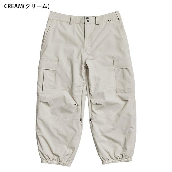 ROME スノーボード カーゴパンツ クリーム色 ROME SDS 30%off スノーボードウェア ローム メンズ BAGGY CARGO PANTS