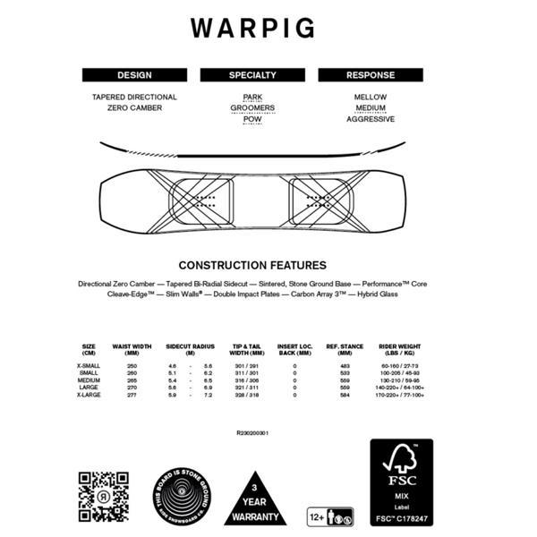 RIDE（ライド） 30%off ソールカバー プレゼント WARPIG ワーピグ