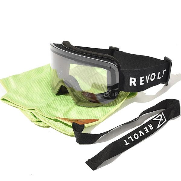 【REVOLT】スノボゴーグル 調光レンズ [定価29,700円] ゴーグル REVOLT リボルト FRAMELESS フレームレス 調光 Photochromic