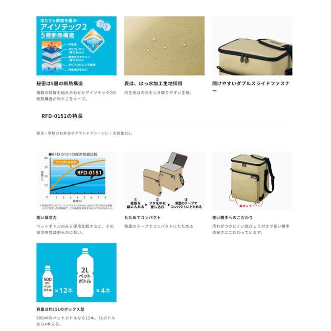 THERMOS（サーモス） コンパクトにたためる クーラーバッグ 15リットル