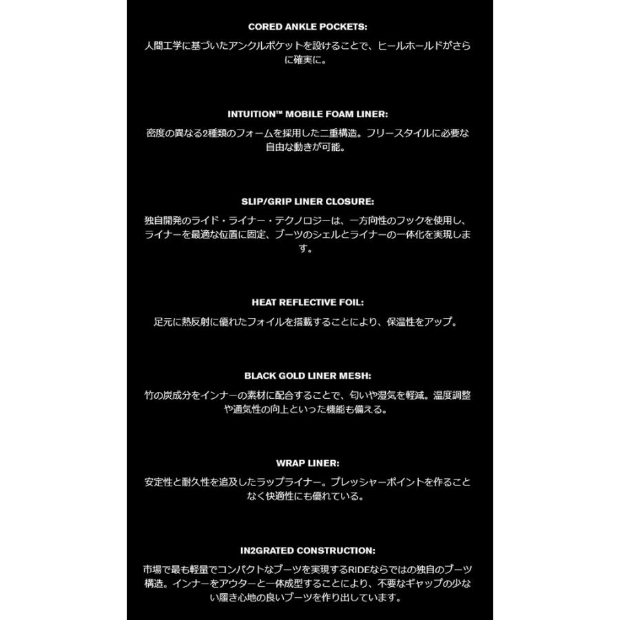 RIDE（ライド） 大きいサイズ スノーボード ブーツ メンズ ANCHOR