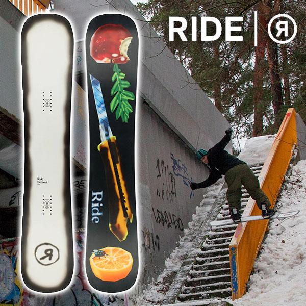 RIDE（ライド） 半額 50%off 155 のみ 送料無料 BURNOUT スノーボード