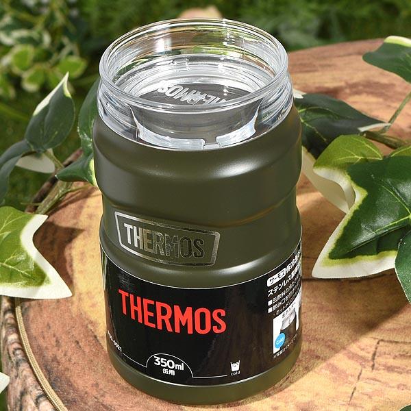 送料無料 350ml缶がすっぽり入る 保冷缶ホルダー サーモス THERMOS 保温保冷 丸洗い可能 アウトドア キャンプ フェス ROD-0021｜elephant｜25