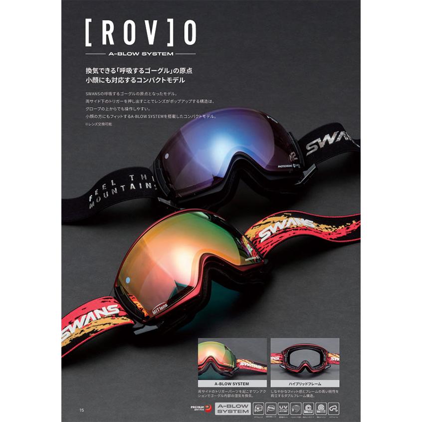 SWANS スキーゴーグル ROVO用 スペアレンズ ３枚＋ケース１個 SWANS スキーゴーグル ROVO用 スペアレンズ 3枚＋ケース1個 楽天市場