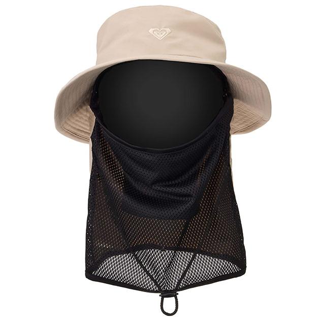 ネコポス発送！ 30%off サーフハット レディース ロキシー ROXY UPF50+ UV WATER FACE MASK HAT ビーチハット UVカット 紫外線対策 2025春夏新作