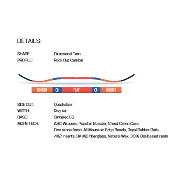 ラスト1本 144cm SALOMON サロモン 板 スノー ボード RUMBLE FISH ランブルフィッシュ レディース スノーボード スノボ スノー パウダー 25-26冬新作 25%off | SALOMON | 04