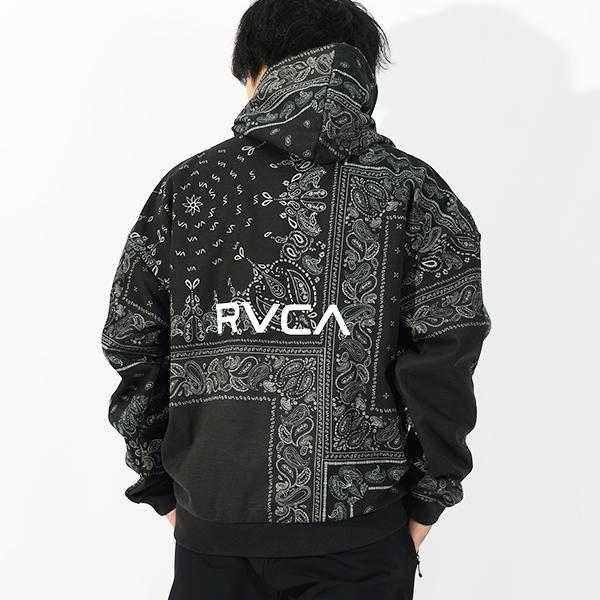 RVCA 35%off プルオーバーパーカー ルーカ メンズ バンダナ柄 裏 RVCA 35%off プルオーバーパーカー ルーカ メンズ バンダナ柄 裏