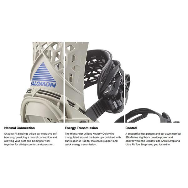 ラスト1点 SALOMON サロモン バインディング HIGHLANDER ハイランダー BINDING ビンディング メンズ スノボ 2025-2026冬新作 25%offの画像