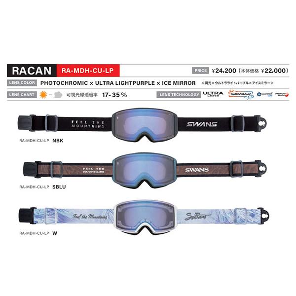 SWANS（スワンズ） ラスト1点 送料無料 スノーゴーグル RACAN ラカン