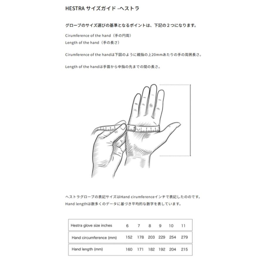 スノーグローブ HESTRA ヘストラ SAREK OVER MITT サレク オーバー ミット メンズ スノーボード スキー 手袋 アルペン 10%off_15