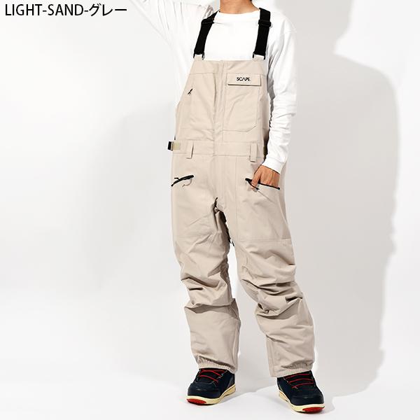 SCAPE（エスケープ） スノーボードウェア BIB PANTS メンズ