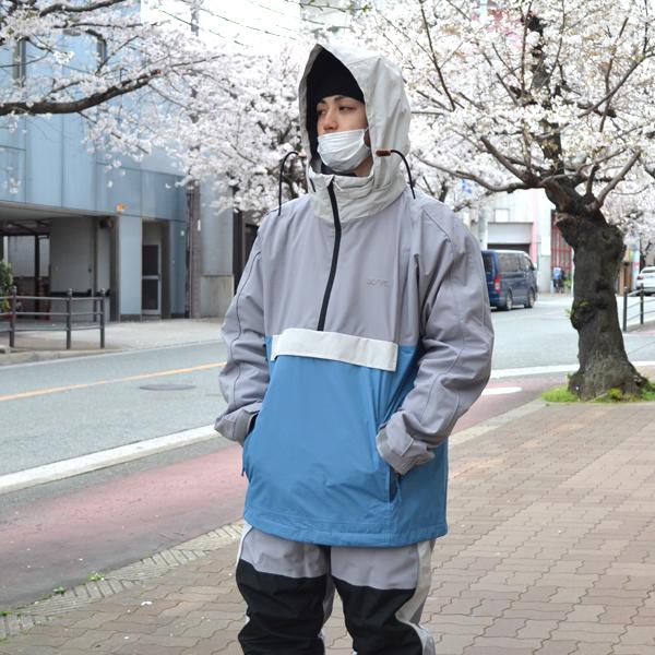 SCAPE デニムブルー　スノーボードジャケット　M SCAPE（エスケープ） 半額以上 55%off スノーボードウェア ANORAK