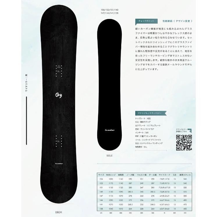 Scooter（スクーター） ラスト1本 147cm スノーボード 板 G9