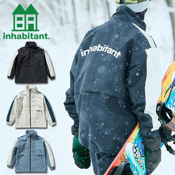 inhabitant インハビ 2way スノーボード コーチジャケット M inhabitant（インハビタント） 30%off スノーボードウェア メンズ SIDE