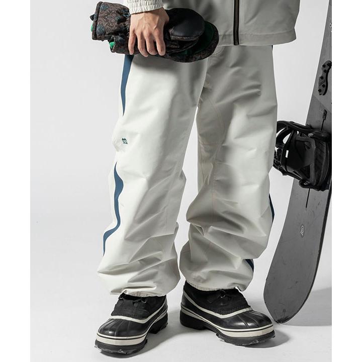 インハビタント inhabitantスノーボードパンツ USA M inhabitant(インハビタント)ニーパッチスノーパンツ/スキーウェア