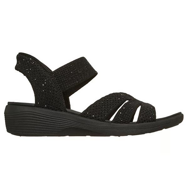 SKECHERS レディース サンダル 23cm SKECHERS（スケッチャーズ） 2026春夏新作 キラキラ スパンコール 手を