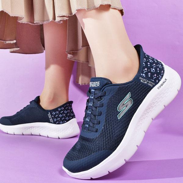 SKECHERS（スケッチャーズ） 2026春夏新作 限定店舗品 花柄 手を使わず