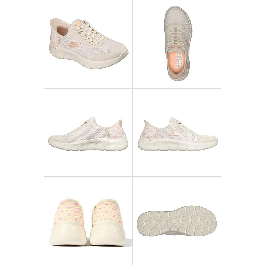 【超美品】SKECHERS Arch Fit 花柄スニーカー24.5cm SKECHERS（スケッチャーズ） 2026春夏新作 限定店舗品 花柄 手を使わず