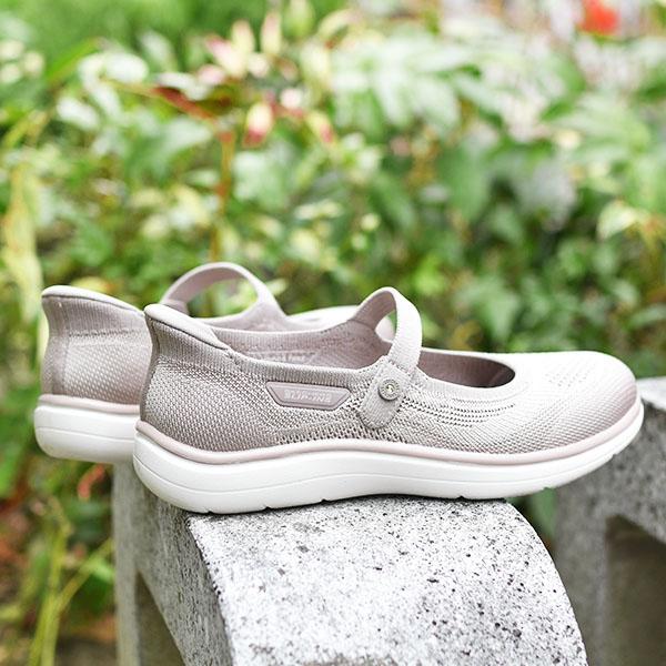 2026春夏新作 ストラップ シューズ 高反発クッション 手を使わずにスッと履ける スケッチャーズ SKECHERS レディース スリップインズ オンザゴー 靴 138497の画像