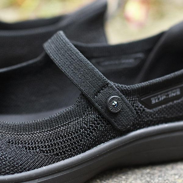 2026春夏新作 ストラップ シューズ 高反発クッション 手を使わずにスッと履ける スケッチャーズ SKECHERS レディース スリップインズ オンザゴー 靴 138497の画像
