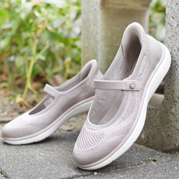 2026春夏新作 ストラップ シューズ 高反発クッション 手を使わずにスッと履ける スケッチャーズ SKECHERS レディース スリップインズ オンザゴー 靴 138497の画像