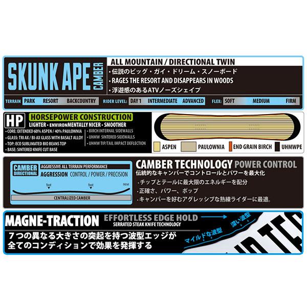 LIB TECH（リブテック） ラスト1本 157cm ソールカバー プレゼント LIB