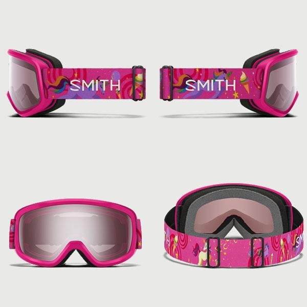 美品★ SMITH スノーゴーグル ピンク 正規品 SMITH（スミス） ラスト1点 30%off スノーゴーグル SNOWDAY スノーデイ