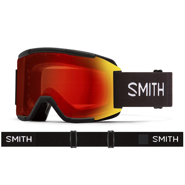 新品★SMITHスミス Squadスカッド　調光クロマポップレンズ　正規品 SMITH（スミス） スノーゴーグル SQUAD スカッド BLACK クロマポップ