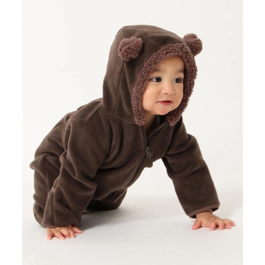 値下げ　TINY クマ柄 フリース　アウター 2Y タイニーコットンズ 値下げ TINY クマ柄 フリース アウター 2Y タイニーコットンズ