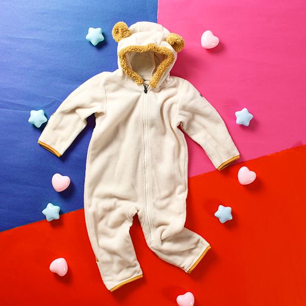Columbia（コロンビア） 可愛い クマ耳 カバーオール フリース