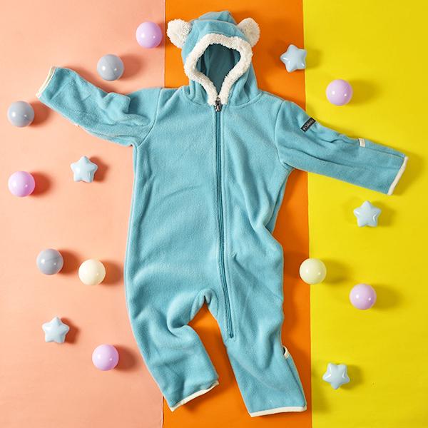 値下げ★Konny　クマみみテディフリースロンパース　　18M(75-80cm) yinen.jpg