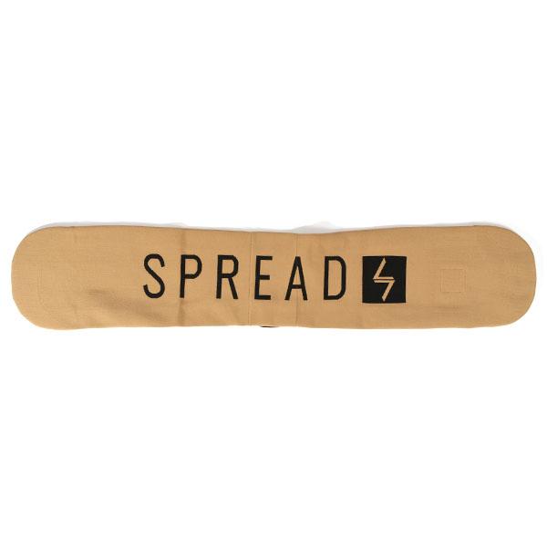 【SPREAD】スノーボード　板、カバー Amazon | SPREAD SNOWBOARD スプレッド KNIT COVER LOGO [BEIGE