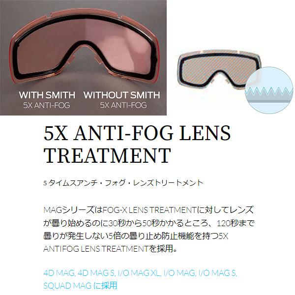 り*ご様 SMITH SQUAD MAG スミス ゴーグル　スペアレンズ付 SMITH（スミス） スペアレンズ 交換レンズ SQUAD MAG LENS スカッド