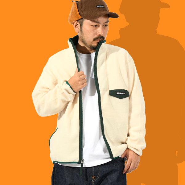 Columbia 10sウォームアップジャケット中綿入りナイロン裏地フリース短