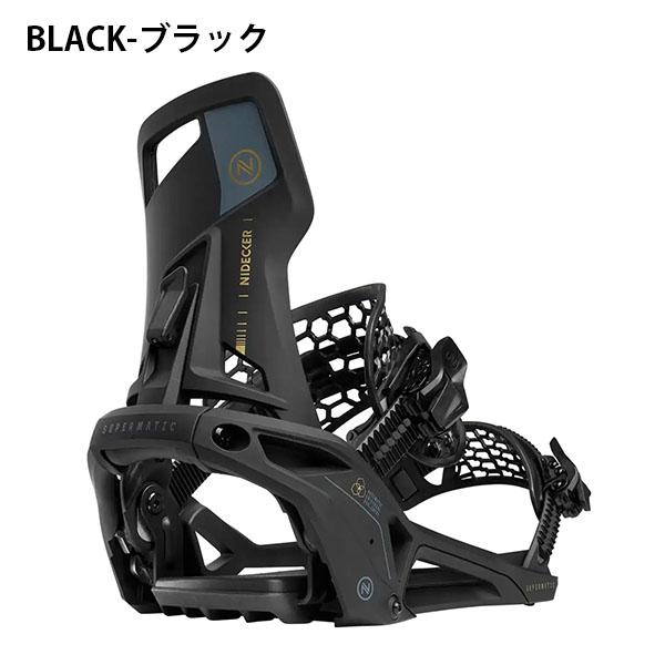 NIDECKER SUPERMATIC ナイデッカー L 黒 ビンディング NIDECKER（ナイデッカー） Sサイズ のみ ステップイン バインディング