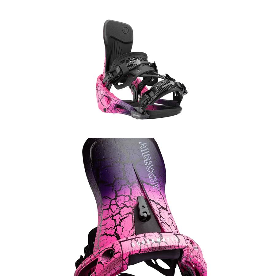 NideckerのLT Supermatic Magmaカラー NIDECKER（ナイデッカー） ステップイン バインディング LT SUPERMATIC
