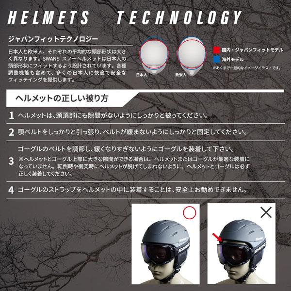 SWANS（スワンズ） ヘルメット HSF-190 スノーボード HELMET メット