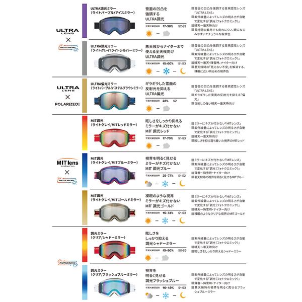 SWANS（スワンズ） スノーゴーグル RIDGELINE リッジライン 偏光
