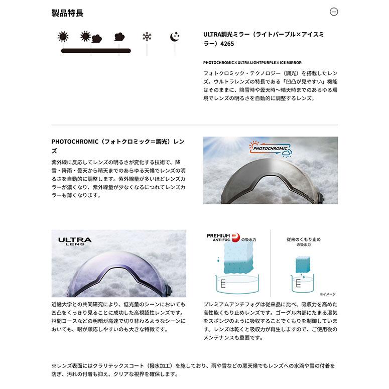 SWANS（スワンズ） 送料無料 スノーゴーグル ROVO ロボ 調光