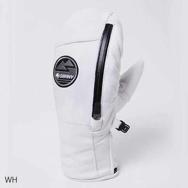 ラスト1点 Lサイズ ブラック レザーミトン SWANY スワニー Cassius