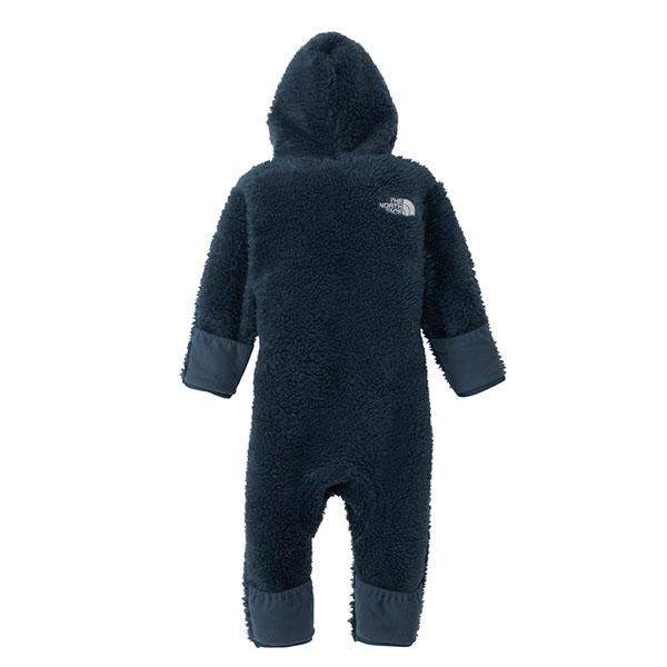 ザ ノースフェイス もこもこ フリース ロンパース キッズ 子供 防風 