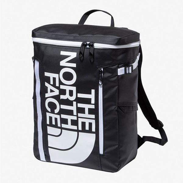 ザ・ノースフェイス ヒューズボックス 黒 30L 総柄 THE NORTH FACE（ザ ノースフェイス） 流通限定カラー 黒×白 ノース